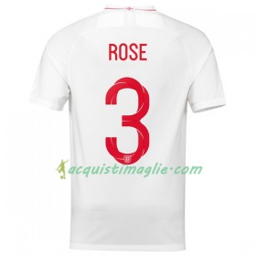 Divisa di Calcio Inghilterra Rose 3 Prima Mondiali 2018